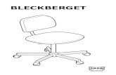 BLECKBERGET - IKEA · 2020. 7. 28. · Amaran! Hanya kakitangan terlatih yang boleh menggantikan atau memperbaiki komponen pelarasan ketinggian tempat duduk dengan akumulator tenaga.