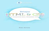 Belajar HTML & CSS...iv Belajar HTML & CSS : Tutorial Fundamental dalam mempelajari HTML & CSS Jika anda merasa terbantu dengan ebook ini dan ingin berbagi kepada teman anda, bagikanlah