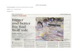 ARTIKEL SURATKHABAR Nama Suratkhabar : New Straits Times … · 2016. 3. 30. · Tarikh: Isnin, 1 Disember 2014 Mukasurat : 6 . it is bigger and better than last year's mammoth sale.