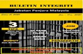 BULETIN INTEGRITI...BULETIN INTEGRITI Jabatan Penjara Malaysia Edisi 2/ 2020 TIPS Move on daripada si ‘dia’ JOM Kenali PACP 2020-2024 Jun – Dis. 2020 ULASAN FILEM BEDAH negara,