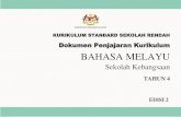 KURIKULUM STANDARD SEKOLAH RENDAH...2021/01/01  · Dokumen Penjajaran Kurikulum 2.0 – KSSR (Semakan 2017) Bahasa Melayu Tahun 4 SK KSSR 2 Standard Kandungan Standard Pembelajaran