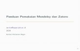 Panduan Pemakaian Mendeley dan Zotero · 2020. 12. 19. · Mendeley Zotero Panduan Pemakaian Mendeley dan Zotero auriza@apps.ipb.ac.id Institut Pertanian Bogor 2020 auriza@apps.ipb.ac.id