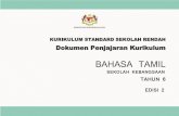 KURIKULUM STANDARD SEKOLAH RENDAH...2021/01/17  · Kementerian Pendidikan Malaysia Dokumen Penjajaran Kurikulum 2.0 - KSSR Bahasa Tamil SK Tahun 6 1 Standard Kandungan உள ளடக
