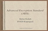 Advanced Encryption Standard (AES)rinaldi.munir/... · 2018. 2. 18. · S 0,2 S 3,0 S 3,1 S 0,1 S 2,1 S 1,1 S 0,0 S 1,0 S 2,0 S 1,2 S 2,2 S 3,2 S 0,3 S 1,3 S 2,3 S 3,3 out 8 out 3