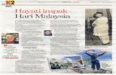 VARIA Hayati impak Hari Malaysia · 2016. 3. 30. · peristiwa 13 Mei 1969 kembali berulang," pesannya penuh mendalam. Bercerita tentang sambutan Hari Malaysia di Sabah, Sitti Hadija