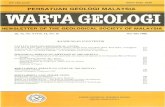 PERSATUAN GEOLOGI MALAYSIA · Idris Mohamad, Jabatan Geologi, Universiti Malaya, 59100 Kuala Lumpur. Khee Kok Kean, Esso Production Malaysia Inc., P.O. Box 10857, 50728 Kuala Lumpur.