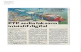 Pelabuhan Tanjung Pelepas Sdn Bhd. - Home...Utusan Malaysia Seksyen Bisnes 12 Oktober 2018 Muka : 45 berpendapat proses digital adalah satucara untåk berkomunikasi cekap termasuk