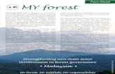 Fact Sheet MY forest · 2019. 11. 15. · khazanah alam dan mengenengahkan suara rakyat demi pentadbiran hutan yang mementingkan pemuliharaan. Projek lima tahun ini (2017-2021) dibiayai