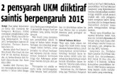 Universiti Kebangsaan Malaysia...Prof Dr Siti Kartom Karnaru- bitkan makalah berimpak rana semua istilah sains tek- din, 45, kedua-duanya dari Fa- tinggi dan kekerapan pener- nologi