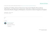 Aplikasi Talfiq dalam Resolusi Syariah Majlis Penasihat ... › pfigshare-u...Aplikasi Talfiq dalam Resolusi Syariah Majlis Penasihat Syariah Bank Negara Malaysia: Analisis Awal Dapatan