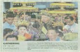 GATHERING OF SILAT EXPONENTS Prime Minister Datuk Seri ... · Department, Datuk Seri Jamil Khir Baharom and more than 12,000 silat practitioners. ROBIN AUGUSTIN SERDANG news@nst.com.my