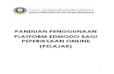 PANDUAN PENGGUNAAN PLATFORM EDMODO BAGI …portal.marsah.edu.my/wp-content/uploads/2020/09/Panduan... · 2020. 9. 21. · PENGENALAN (Platform Edmodo) Edmodo adalah sebuah syarikat