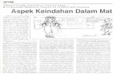 Universitas Surabaya (Ubaya)repository.ubaya.ac.id/915/1/hazrul_Aspek Keindahan dalam... · 2012. 8. 6. · Matematika. Matematika lahir, setua dan seiring peradaban manus'la. Perkembangan