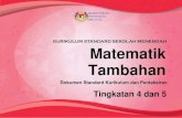 Matematik Tambahansmsmalorsetar.com/dskp/dskp_matematik_tambahan_t4_t5.pdfPendidikan Malaysia (PPPM) 2013-2025 agar kualiti kurikulum yang dilaksanakan di sekolah menengah setanding