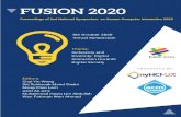 Fusion 2020 - myHCI-UX · 2020. 10. 7. · Fusion 2020: Proceedings of 2nd National Symposium on Human-Computer Interaction 2020 8th October 2020 Virtual Symposium Editors: Chui Yin