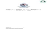 MALAYSIA ESTATE AGENCY STANDARD 3RD EDITION 2020pphk2019.com/wp-content/uploads/2020/03/malaysia-estate... · 2020. 3. 24. · PERSATUAN PERUNDING HARTANAH KELANTAN CONTENTS Page