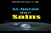 Al-Quran dan Sains · 2021. 2. 18. · Al-Quran dan Sains Penulis : Ahmad Sarwat, Lc.,MA 61 hlm Hak Cipta Dilindungi Undang-undang. Dilarang mengutip atau memperbanyak sebagian atau