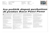 habis - Universiti Putra Malaysiapsasir.upm.edu.my/2856/1/20080617_N_BH_HIP_pgB13_Isu...2008/06/17  · Isu politik dapat perhatian di pentas Baca Puisi Pena Keputusan Batu Puteh Isu