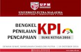 BENGKEL PENILAIAN PENCAPAIANreg.upm.edu.my/eISO/portal/kpi/kpi_upm/2. KPI UPM Q3 2016...KPI MENTERI • PELAN PEMBANGUNAN PENDIDIKAN MALAYSIA (PENDIDIKAN TINGGI) 2015-2025 QS RANKINGS
