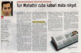 Universiti Putra Malaysiapsasir.upm.edu.my/id/eprint/59631/1/Tun Mahathir cuba...ongan BNM secara langsung dalam perniagaan mata wang asing. Ahmed Razman berkata, faktor luaran itu