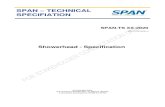 SPAN TECHNICAL SPECIFIATION - SIRIM STS...BS EN 248, Sanitary tapware - General specification for electrodeposited coatings of Ni-Cr AS/NZS 3662, Performance of showers for bathing