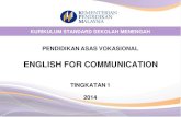 PENDIDIKAN ASAS VOKASIONAL - WordPress.com · 2016. 3. 19. · iii dokumen standard pendidikan asas vokasional (pav) modul jati diri english for communication tingkatan 1 bahagian