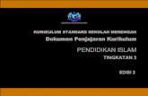 Dokumen Penjajaran Kurikulum...TINGKATAN 3 . KATA PENGANTAR Kementerian Pendidikan Malaysia (KPM) telah melaksanakan penjajaran Kurikulum Standard Sekolah Menengah (KSSM) bagi tujuan