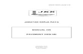 JABATAN KERJA RAYA MANUAL ON PAVEMENT DESIGNdocshare02.docshare.tips/files/21516/215161633.pdfARAHAN TEKNIK (JALAN) 5/85 JABATAN KERJA RAYA MANUAL ON PAVEMENT DESIGN CAWANGAN JALAN,