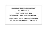 PUAN TEOH SHU YEEmalaccabar.org/wp-content/uploads/2019/01/7-11-January... · 2019. 1. 4. · 18 ma-29ncc-287-06/2018 hsbc bank malaysia berhad (chee siah le kee & partners) tan poh