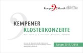 Kempener KlosterKonzerte · 2020. 6. 18. · Melancholie wunderbar mit den oftmals tief me lancholischen Chansons von Tim Fischer verbin-den werden. Das gilt auch für Erwin Schulhoffs
