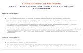 Constitution of Malaysia - Twin Cities - University of Minnesota