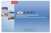 PANDUAN PENDAFTARAN · 2019. 6. 26. · PANDUAN PENDAFTARAN PROGRAM ASASI PUSAT PERSEDIAAN SAINS DAN TEKNOLOGI Sesi 2019/2020 PUSAT PERSEDIAAN SAINS DAN TEKNOLOGI, Universiti Malaysia