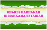KES-KES HADHANAH DI MAHKAMAH SYARIAH