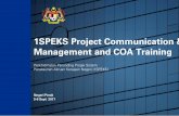 1SPEKS Project Communication & Management and COA Training