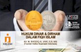 HUKUM DINAR & DIRHAM DALAM FIQH ISLAM - Tsaqofah