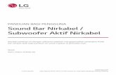 PANDUAN BAGI PENGGUNA Sound Bar Nirkabel / Subwoofer …