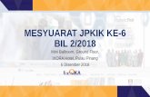 MESYUARAT JPKIK KE-6 BIL 2/2018