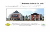 LAPORAN TAHUNAN 2017 - bptpsulbar-ppid.pertanian.go.id