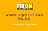 Panduan Pengisian KRS Gasal 2021-2022