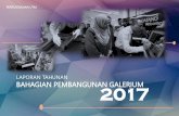 LAPORAN TAHUNAN BAHAGIAN PEMBANGUNAN GALERIUM 2017