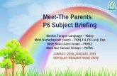 Meet-The Parents P6 Subject Briefing