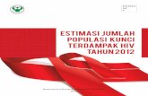 Estimasi Jumlah Populasi Kunci Terdampak HIV Tahun 2012