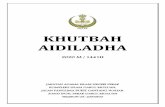 KHUTBAH AIDILadha - Perak