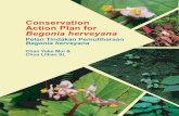 Conservation Action Plan for Begonia herveyana
