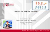 MENULIS BERITA SUKAN - Universiti Putra Malaysia