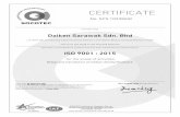 L071 Daiken Sarawak Sdn. Bhd QMS ISO 9001 2015 SAC