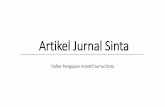 Artikel Jurnal Sinta - Web UPI Official