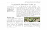 Pharmaceutical Applications of Aloe vera