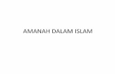 AMANAH DALAM ISLAM - FK UNISSULA