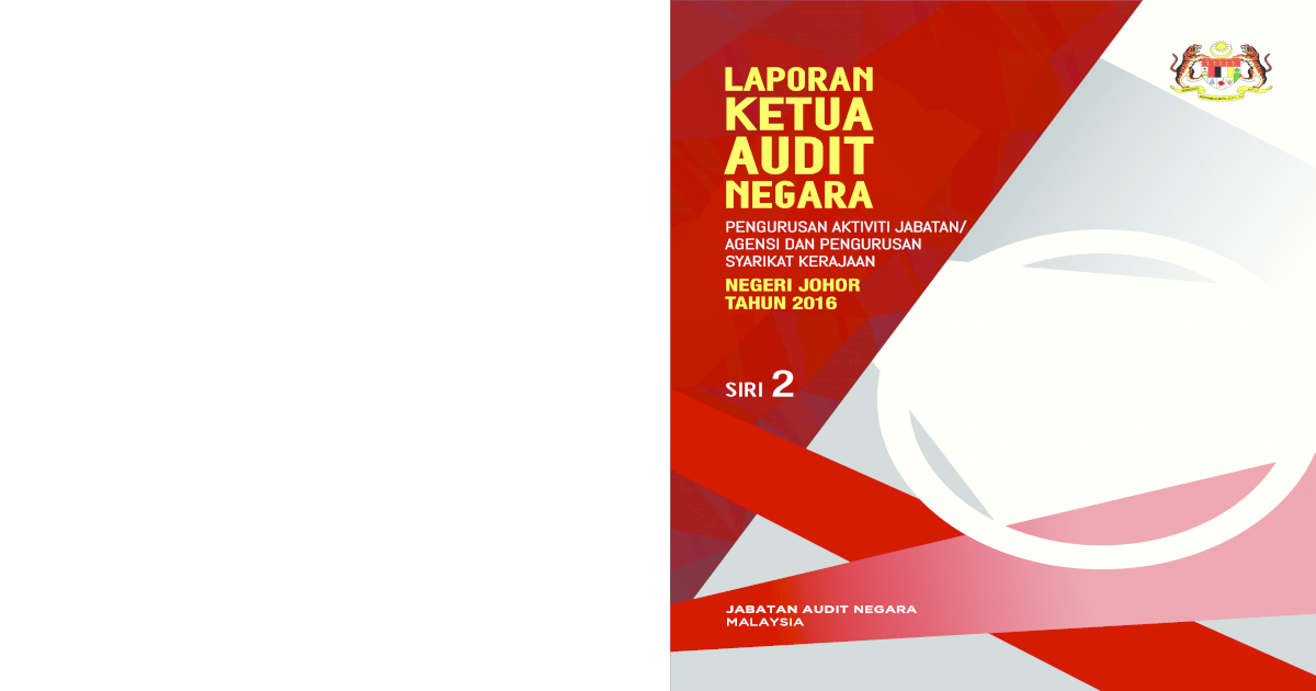 Laporan Ketua Audit Aktiviti Johor Pdf Jabatan Audit Negara Malaysia No 15 Aras 1 5 Persiaran Pdf Document